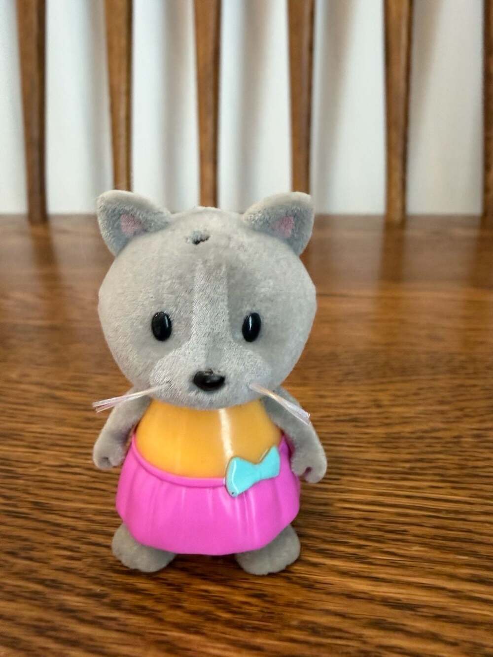 Li'l Woodzeez Bobbleez Gray Cat Miniature Bobblehead Figure
